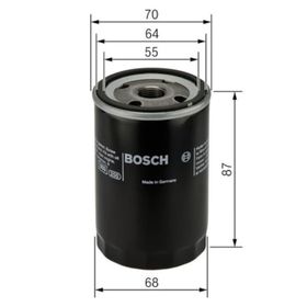 Bosch Honda Civic FB7 1.6 2011-2016 Yağ Filtresi