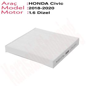 Bosch Honda Civic FC5 1.6 2017-2019 Polen Filtresi