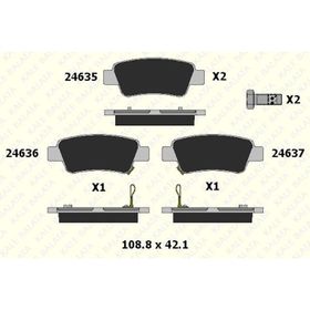 Bosch Honda CR-V 2.0 2002-2004 Arka Fren Balatası