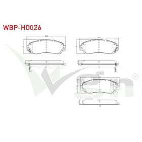 Bosch Honda CR-V 2.0 2006-2008 Ön Fren Balatası