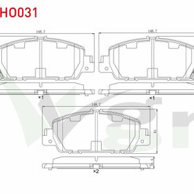 Bosch Honda HR-V 1.5 2015-2017 Ön Fren Balatası