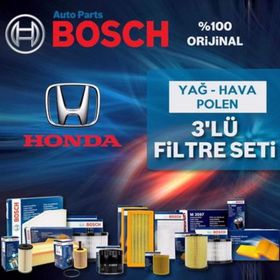 Bosch Honda Jazz 1.4 2002 2008 L13A Filtre Bakım Seti