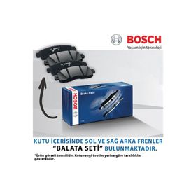 Bosch Honda Jazz 1.4 2002-2015 Arka Balata