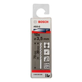 Bosch HSS-G 3.5mm Metal Matkap Ucu