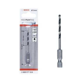 Bosch Hss Point TeQ Hex Metal 3 mm Matkap Ucu