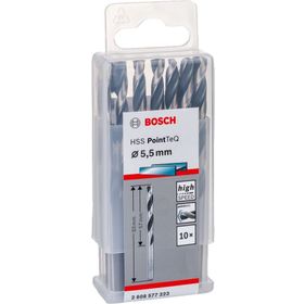 Bosch HSS-POİNTEQ 5.5 mm 10'lu Metal Matkap Ucu