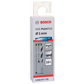 Bosch HSS PointTeQ Metal 1x12x34 mm 10 Parça Matkap Uç