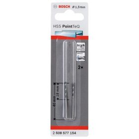 Bosch HSS-PointTeQ Metal 2 Adet 1.5 mm Matkap Ucu