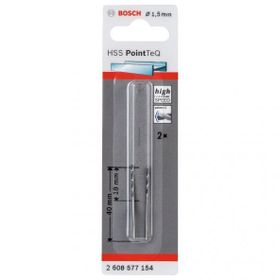 Bosch HSS-PointTeQ Metal 2 Adet 1.5 mm Matkap Ucu