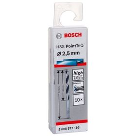 Bosch HSS PointTeQ Metal 2,5x30x57 mm 10 Parça Matkap Uç