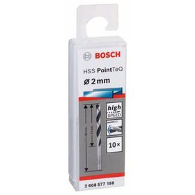 Bosch HSS PointTeQ Metal 2x24x49 mm 10 Parça Matkap Uç