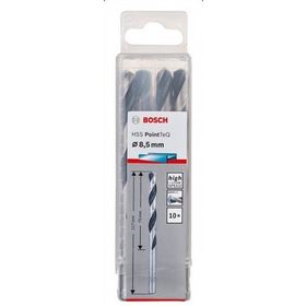 Bosch HSS PointTeQ Metal 8,5x75x117 mm 10 Parça Matkap Uç