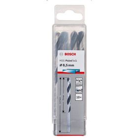 Bosch HSS PointTeQ Metal 8,5x75x117 mm 10 Parça Matkap Uç