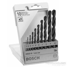 Bosch HSS-R 10 Parça Metal Matkap Ucu Seti