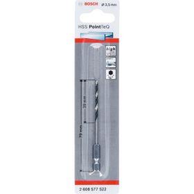 Bosch Hsspointteq Hex Gri Metal 3.5 mm Matkap Ucu