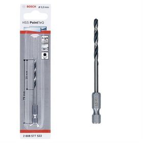 Bosch HSSPointTeQ HEX Metal 2.5 mm Matkap Ucu