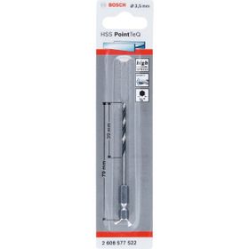 Bosch HSSPointTeQ HEX Metal 3.5 mm Matkap Ucu