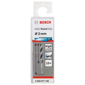 Bosch Hsspointteq Metal 2.0 mm 10'lu Matkap Ucu
