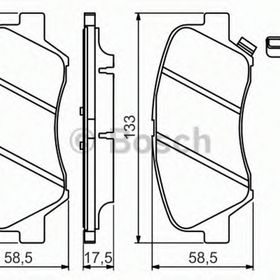 Bosch Hyundai Accent Blue 1.4 2011-2019 Ön Fren Balatası
