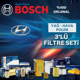 Bosch Hyundai Accent Blue 1.4 CVVT 2011 2016 Filtre Bakım Seti