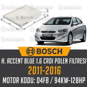 Bosch Hyundai Accent Blue 1.6 Crdi Polen Filtresi