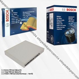 Bosch Hyundai Accent Era 1.4 2006 2012 Filtre Bakım Seti