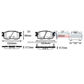 Bosch Hyundai Accent Era 1.6 2006-2012 Ön Fren Balatası