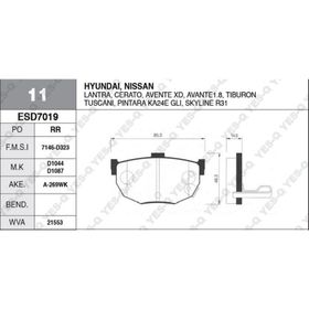 Bosch Hyundai Coupe 2.0 2001-2009 Ön Fren Balatası