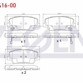 Bosch Hyundai Elantra 1.6 2006-2011 Ön Fren Balatası