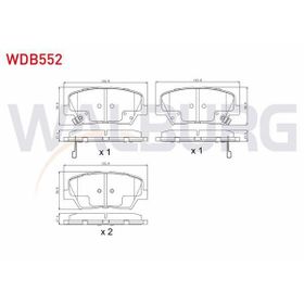 Bosch Hyundai Elantra 1.6 2006-2011 Ön Fren Balatası