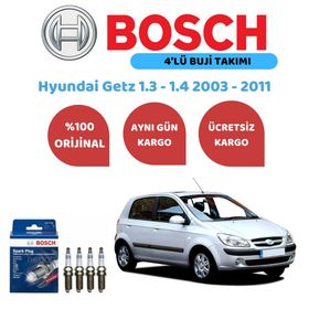 Bosch Hyundai Getz 1.3-1.4 2003-2011 4 Adet Buji