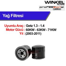 Bosch Hyundai Getz 1.3 2002-2005 Yağ Filtresi