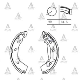Bosch Hyundai Getz 1.4 2005-2012 Ön Fren Balatası