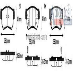 Bosch Hyundai Getz 1.4 2005-2012 Ön Fren Balatası