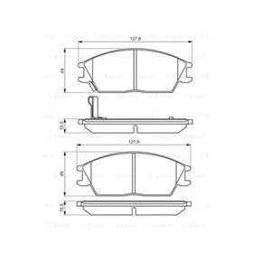 Bosch Hyundai Getz 1.6 2002-2009 Ön Fren Balatası