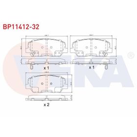 Bosch Hyundai i30 1.6GDI 2011-2016 Ön Fren Balatası