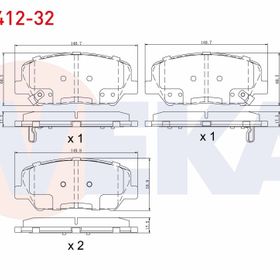 Bosch Hyundai i30 1.6GDI 2011-2016 Ön Fren Balatası