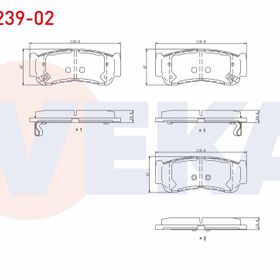 Bosch Hyundai Santa Fe 2.0 CRDi 2013-2015 Ön Fren Balatası