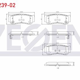 Bosch Hyundai Santa Fe 2.0 CRDi 2013-2015 Ön Fren Balatası