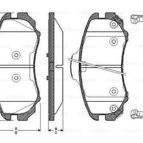 Bosch Hyundai Tucson 2004-2010 Ön Fren Balatası