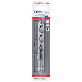 Bosch İmpact 8 mm Altıgen Şaftlı Hss Matkap Ucu