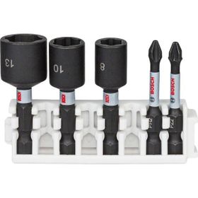 Bosch Impact Control Serisi 8-10-13 Mm PH2-PZ2 50 mm 5'li Lokma ve Uç Seti
