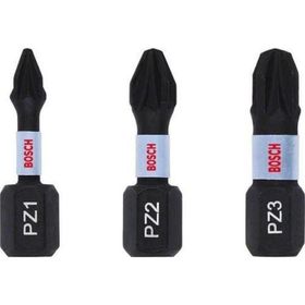 Bosch Impact Control Serisi PZx25 mm 3'lü Vidalama Ucu