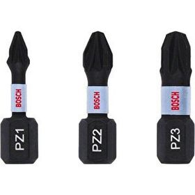 Bosch Impact Control Serisi PZx25 mm 3'lü Vidalama Ucu