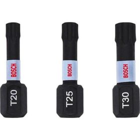 Bosch Impact Control Serisi Tx25 mm 3'lü Vidalama Ucu