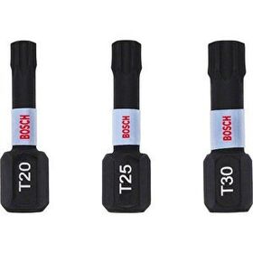 Bosch Impact Control Serisi Tx25 mm 3'lü Vidalama Ucu