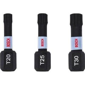 Bosch Impact Control Serisi Tx25 mm 3'lü Vidalama Ucu