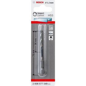 Bosch Impact HSS 1/4 3.2 mm Matkap Ucu