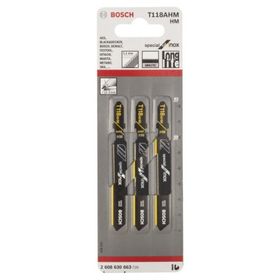 Bosch Inox T118AHM 3'lü Paket Dekupaj Testeresi Bıçağı