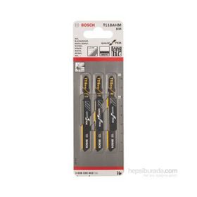 Bosch Inox T118AHM 3'lü Paket Dekupaj Testeresi Bıçağı
